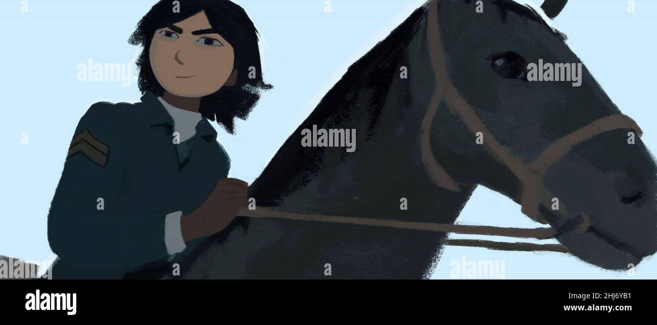 CALAMITÉ, UNE ENFANCE DE MARTHA JANE CANNARY (2020) -TITRE ORIGINAL: CALAMITÉ, UNE ENFANCE DE MARTHA JANE CANNARY-, RÉALISÉ PAR REMI CHAYE.Crédit: Peut-être films / Sacrebleu Productions / Album Banque D'Images