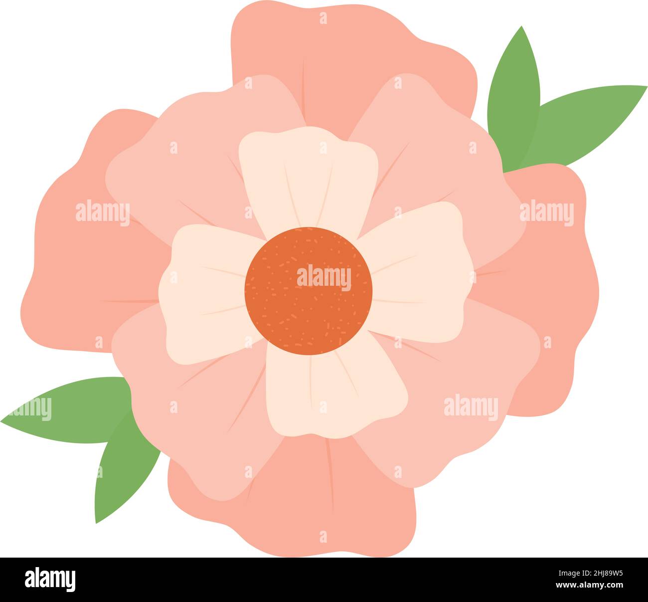 Design fleur rose Illustration de Vecteur