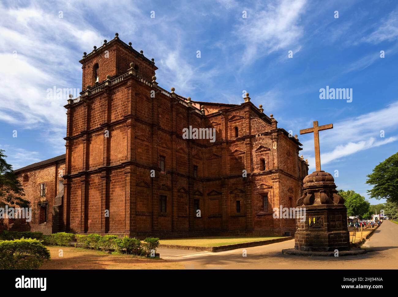 Basilique de BOM Jésus dans Old Goa, Inde Banque D'Images