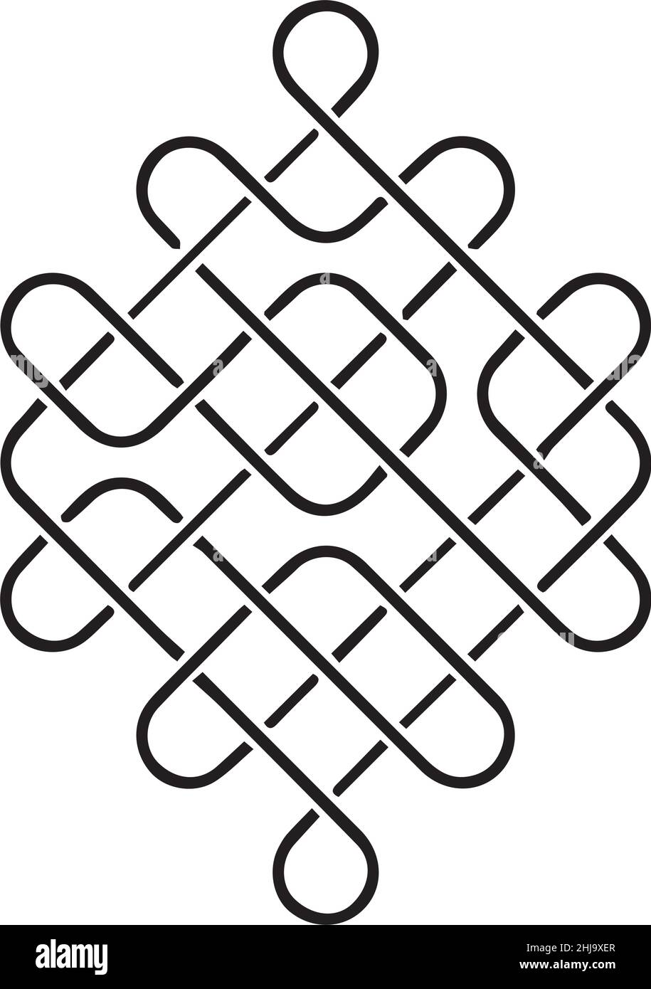 Motif noeud celtique Illustration de Vecteur