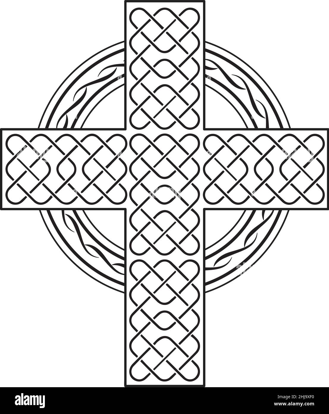 Croix celtique Illustration de Vecteur