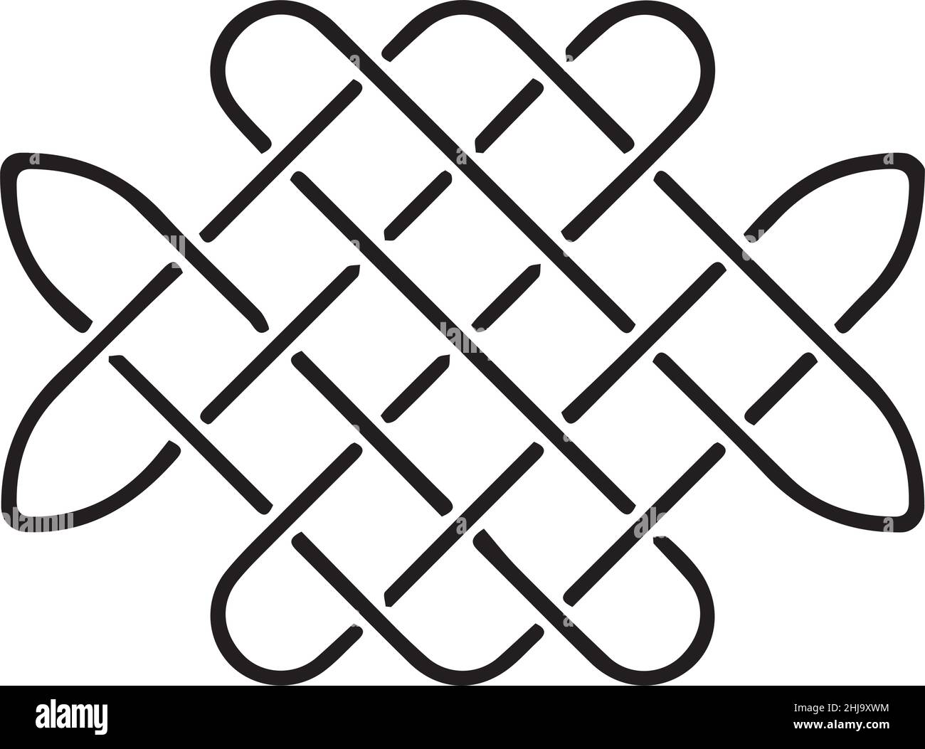 Motif noeud celtique Illustration de Vecteur