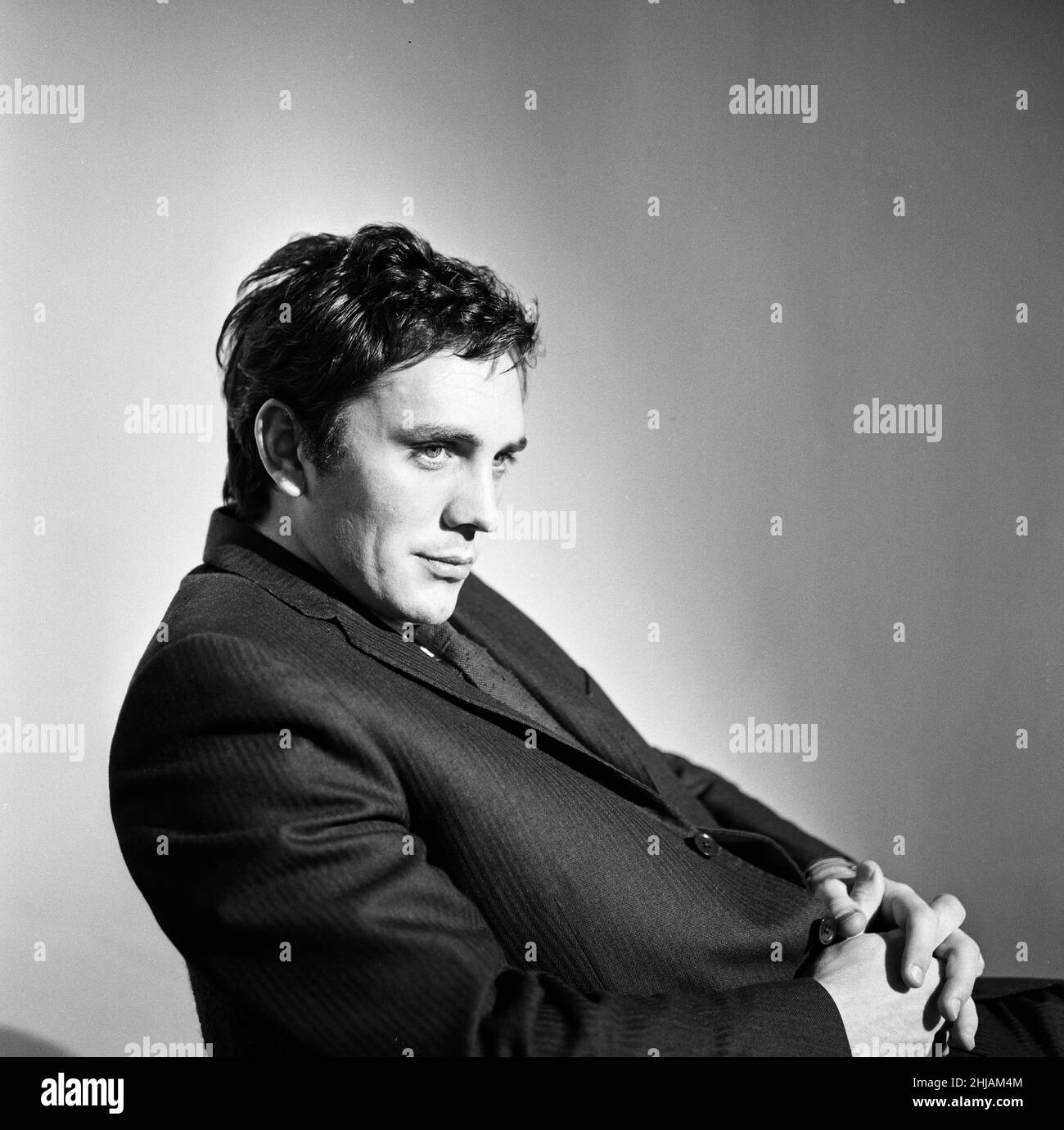 Embouti de référence d'acteur.1st avril 1963. Banque D'Images