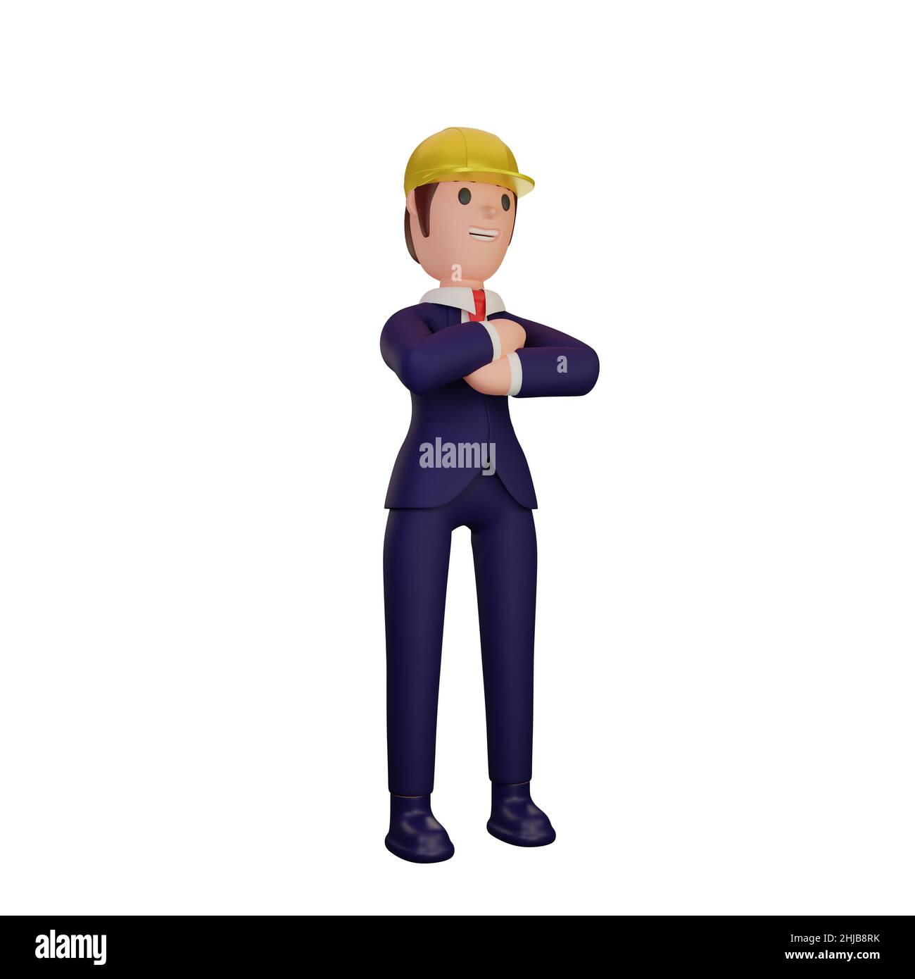 3d rendu de caractère avec concept d'affaires Banque D'Images