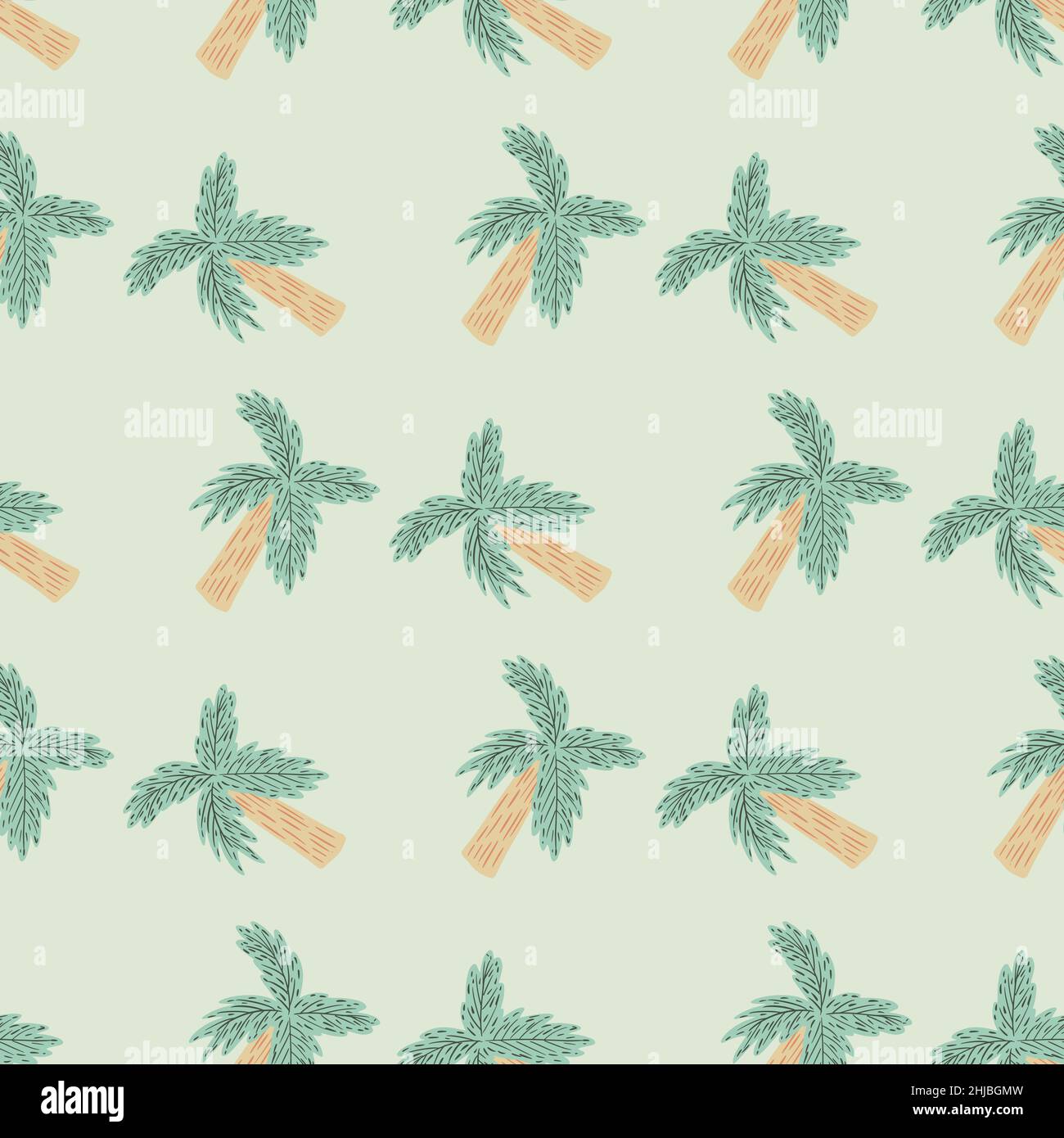 Motif pastel sans couture avec motif en forme de coolé de dessin animé.Arrière-plan gris clair.Impression créative.Motif graphique pour papier d'emballage et Illustration de Vecteur