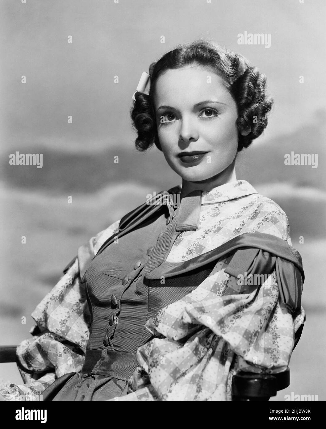 Nancy Coleman comme Anne Brontë dans 'Devotion' biopic sur les sœurs Brontë.ÉTATS-UNIS, 1946 Banque D'Images