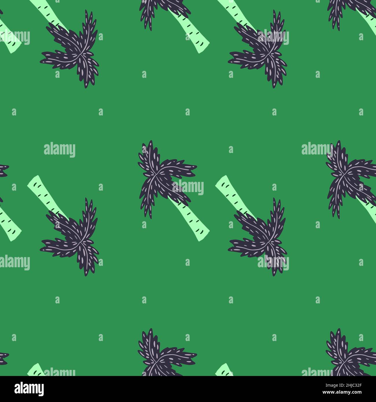 Motif palmier sans couture.Arrière-plan tropical .Texture répétée dans le style de la caniche pour le tissu, le papier d'emballage, le papier peint, le tissu.Illustration vectorielle. Illustration de Vecteur