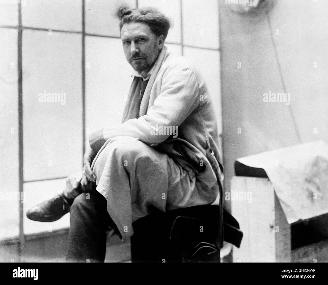 Ezra Pound (1885-1972), poète et critique moderniste américain.Vers 1930s. Banque D'Images