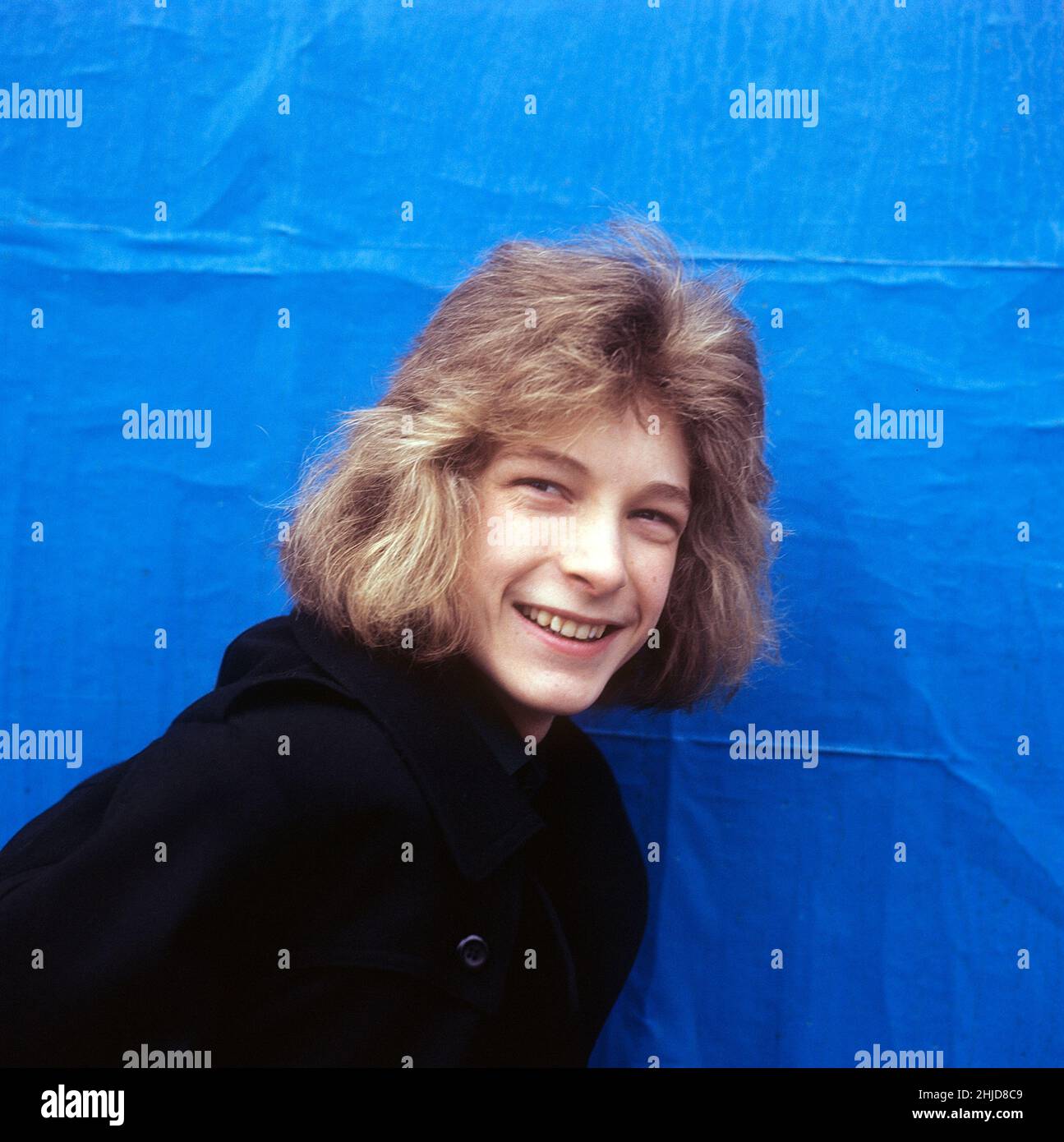 Björn Andésen.Acteur et musicien suédois, né en janvier 26 1955.Il est surtout connu pour avoir joué le Tadzio, âgé de 14 ans, dans l'adaptation cinématographique de Luchino Visconti en 1971 de la mort de Thomas Mann novella de Venise en 1912.Andrésen a reçu des titres internationaux comme "le plus beau garçon du monde".Photo du 1970s. Banque D'Images