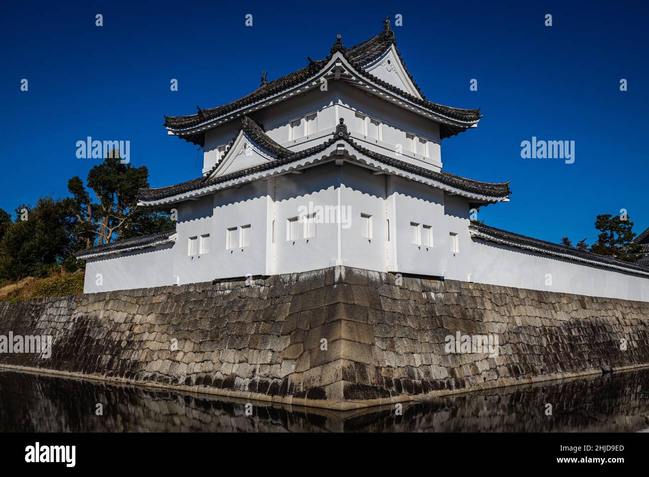 Site classé au patrimoine mondial : Château de Nijo (Nijo-JO), Kyoto, Japon.Construit en 1603 et terminé en 1626.Résidence du premier shogun Ieyasu Tokugawa.C'est le cas Banque D'Images