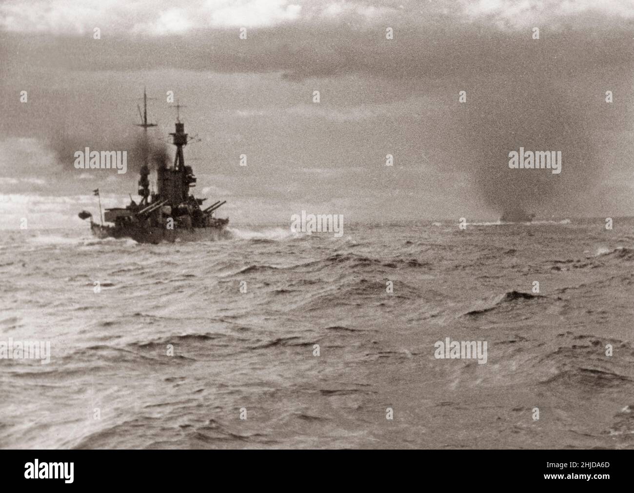 La guerre mondiale IIUn navire de guerre de la marine suédoise pendant