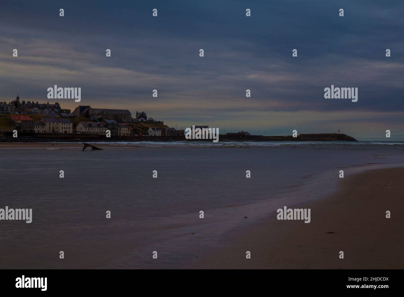 banff beach aberdeenshire ecosse. Banque D'Images