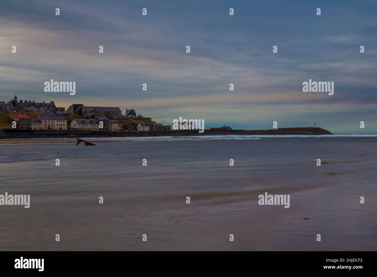 banff beach aberdeenshire ecosse. Banque D'Images