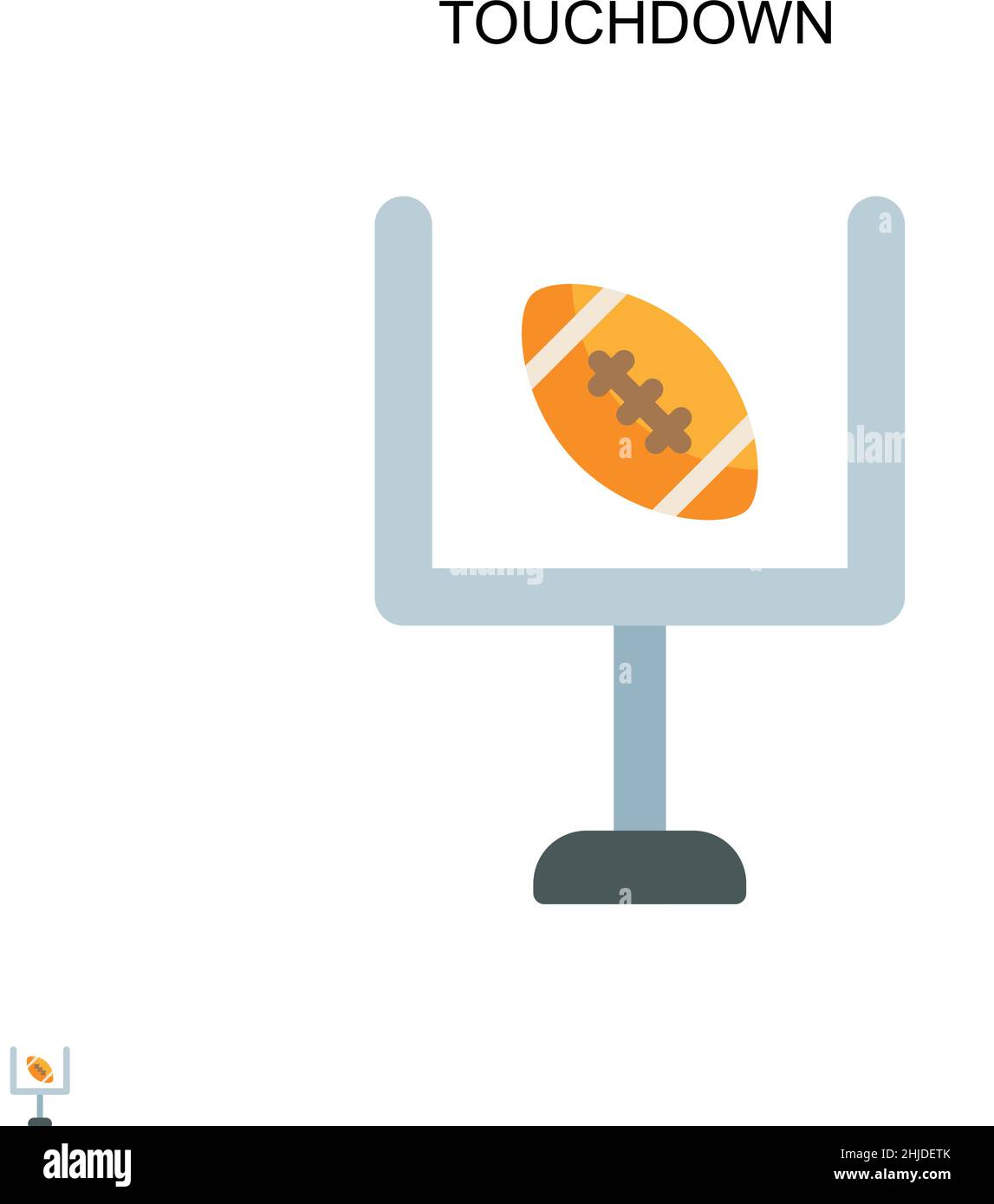 Toucher l'icône de vecteur simple.Modèle de conception de symbole d'illustration pour élément d'interface utilisateur Web mobile. Illustration de Vecteur
