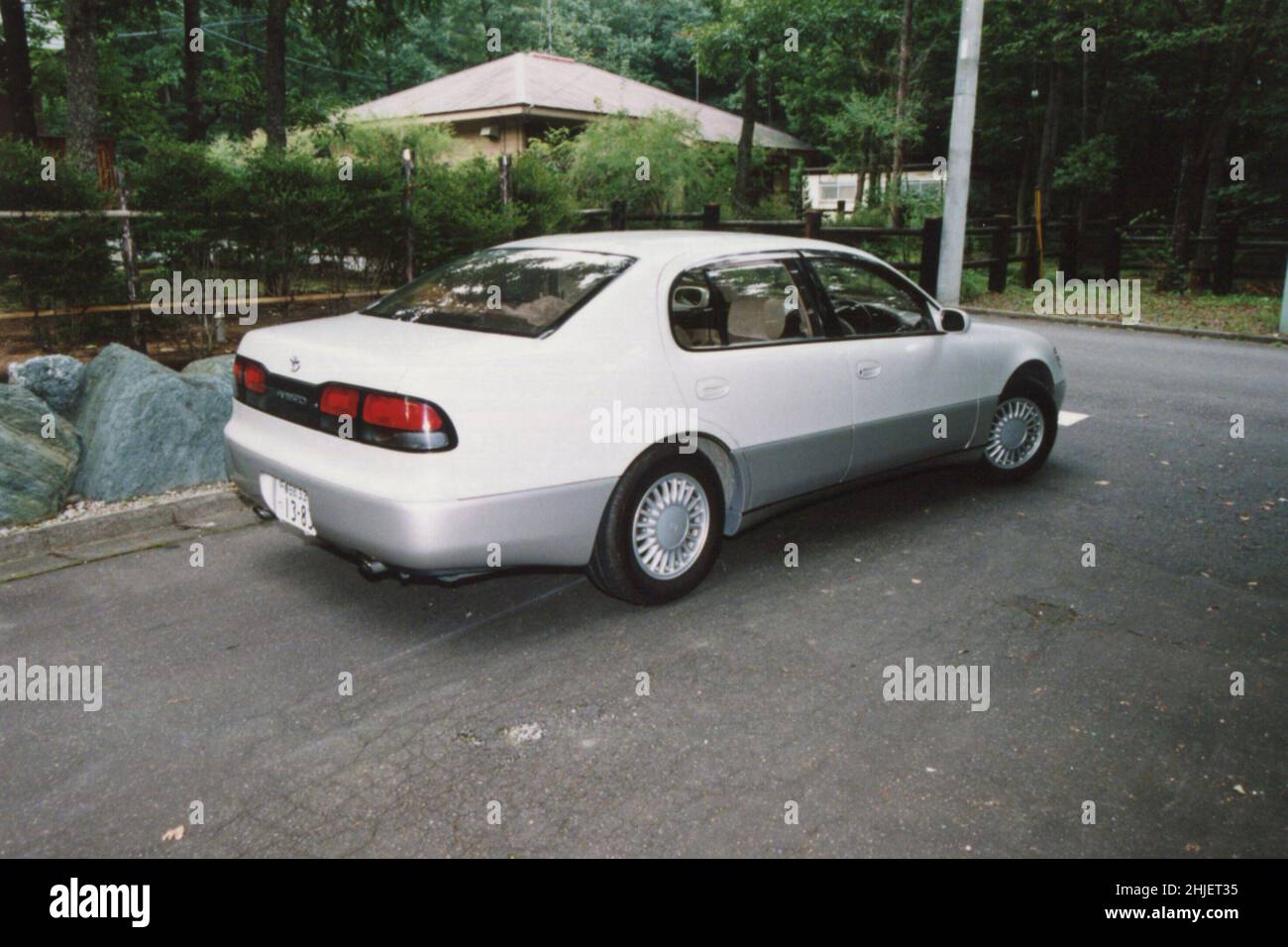 Voiture Toyota Aristo.Copie numérisée de la photo d'archive Banque D'Images