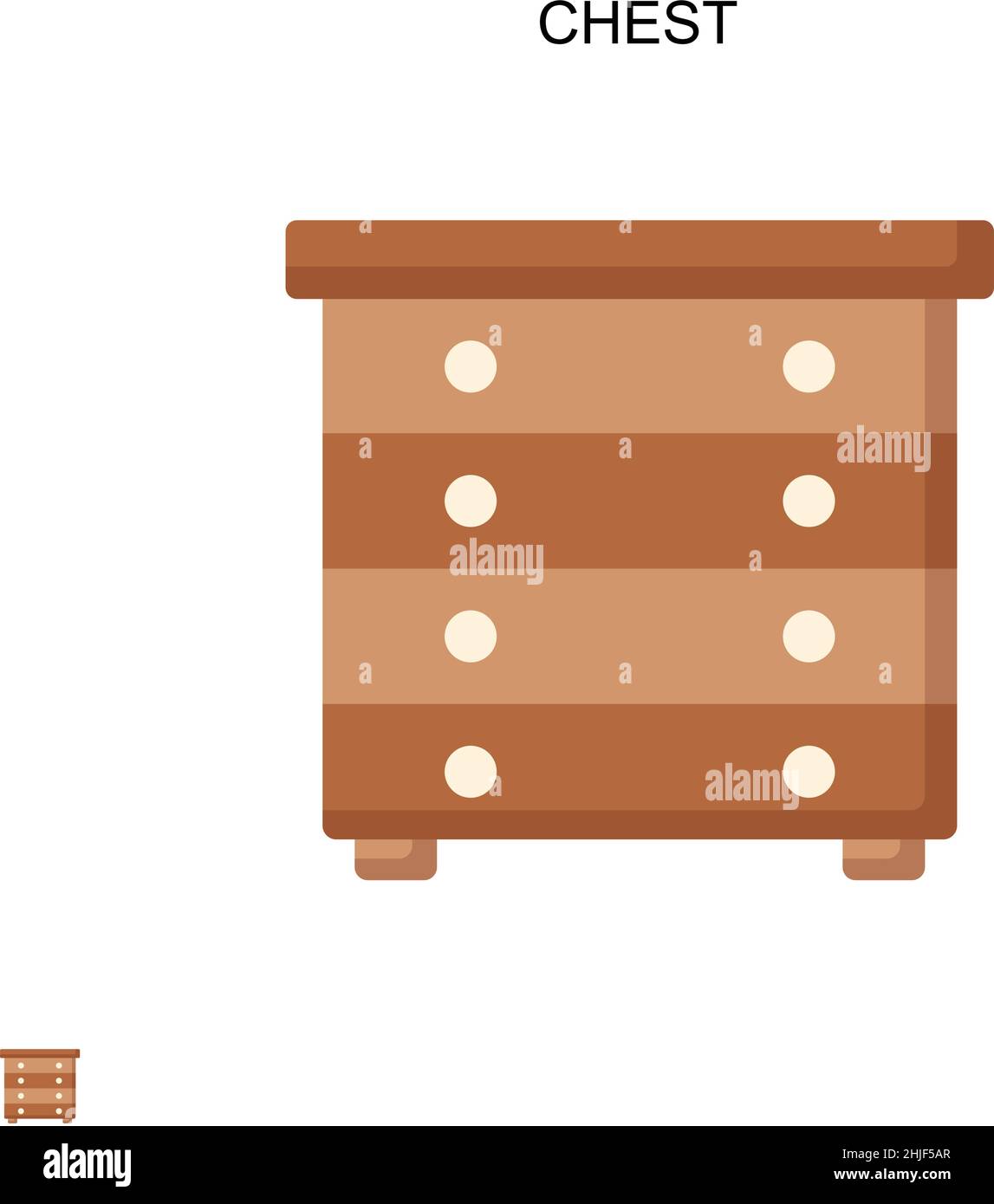 Icône de vecteur simple du thorax.Modèle de conception de symbole d'illustration pour élément d'interface utilisateur Web mobile. Illustration de Vecteur