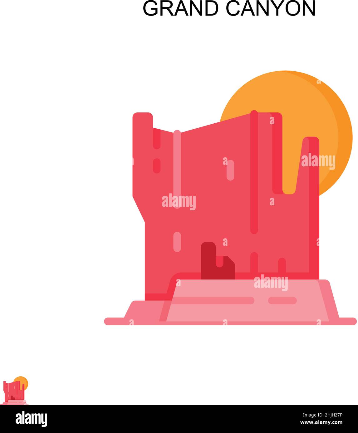 Icône vecteur simple Grand Canyon.Modèle de conception de symbole d'illustration pour élément d'interface utilisateur Web mobile. Illustration de Vecteur Icône vecteur simple Grand Canyon.Modèle de conception de symbole d'illustration pour élément d'interface utilisateur Web mobile. Illustration de Vecteur