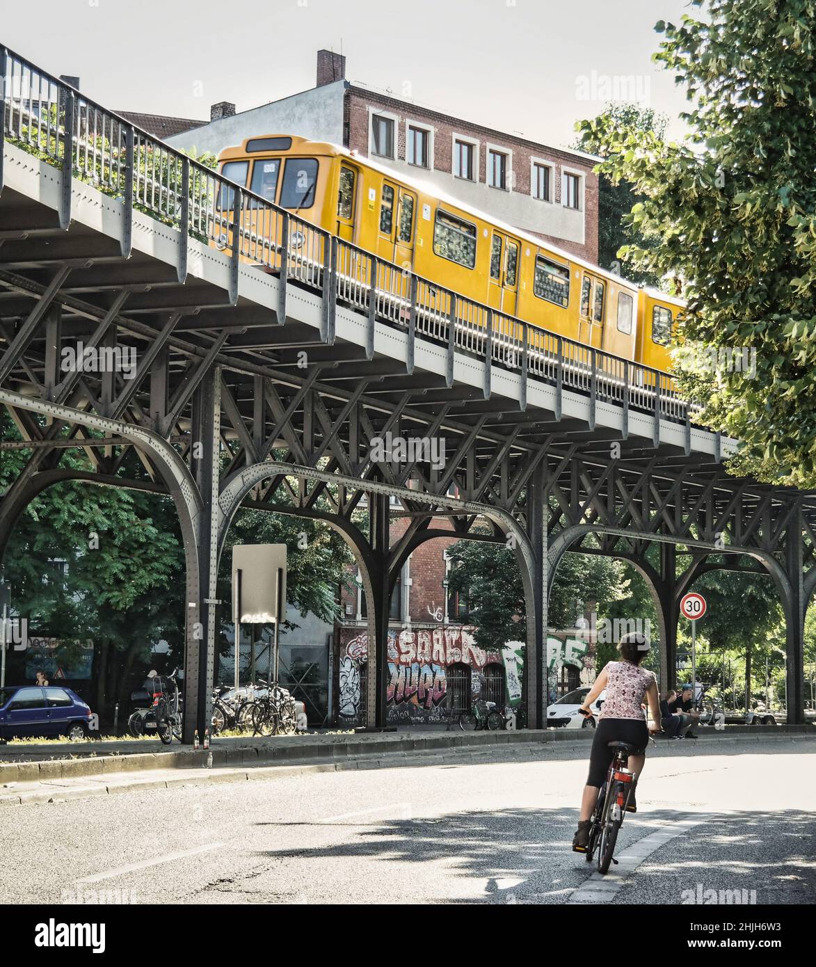 Berlin, Kreuzberg, Schlesisches Tor Banque D'Images