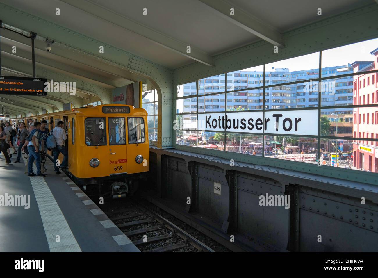Berlin, Kreuzberg, Kottbusser Tor Banque D'Images