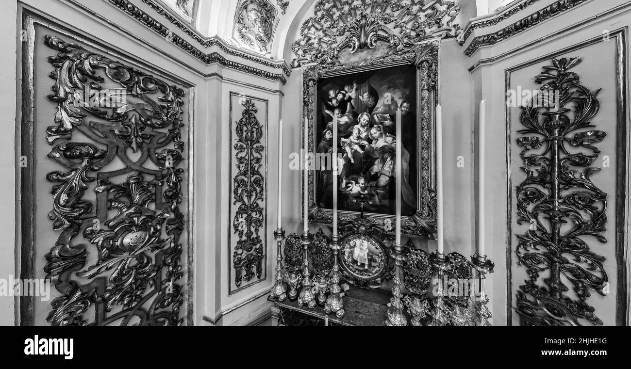 Peinture religieuse dans l'Église Banque D'Images