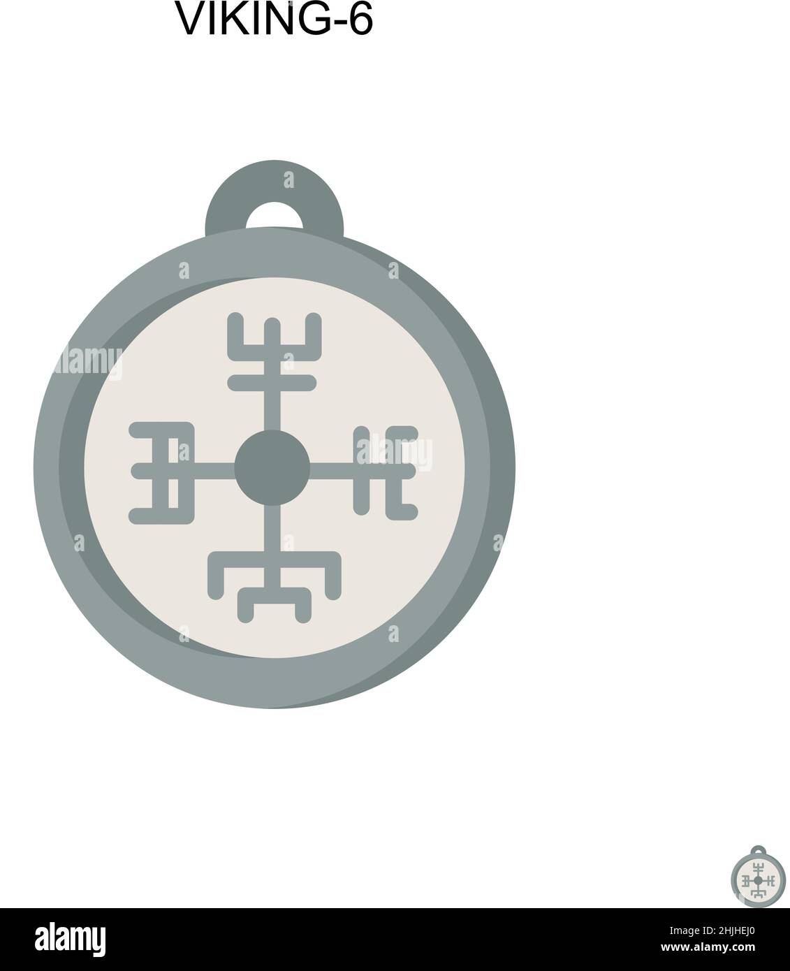 Icône de vecteur simple Viking-6.Modèle de conception de symbole d'illustration pour élément d'interface utilisateur Web mobile. Illustration de Vecteur