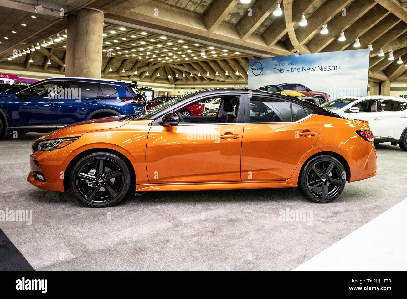 2022 orange nissan sentra