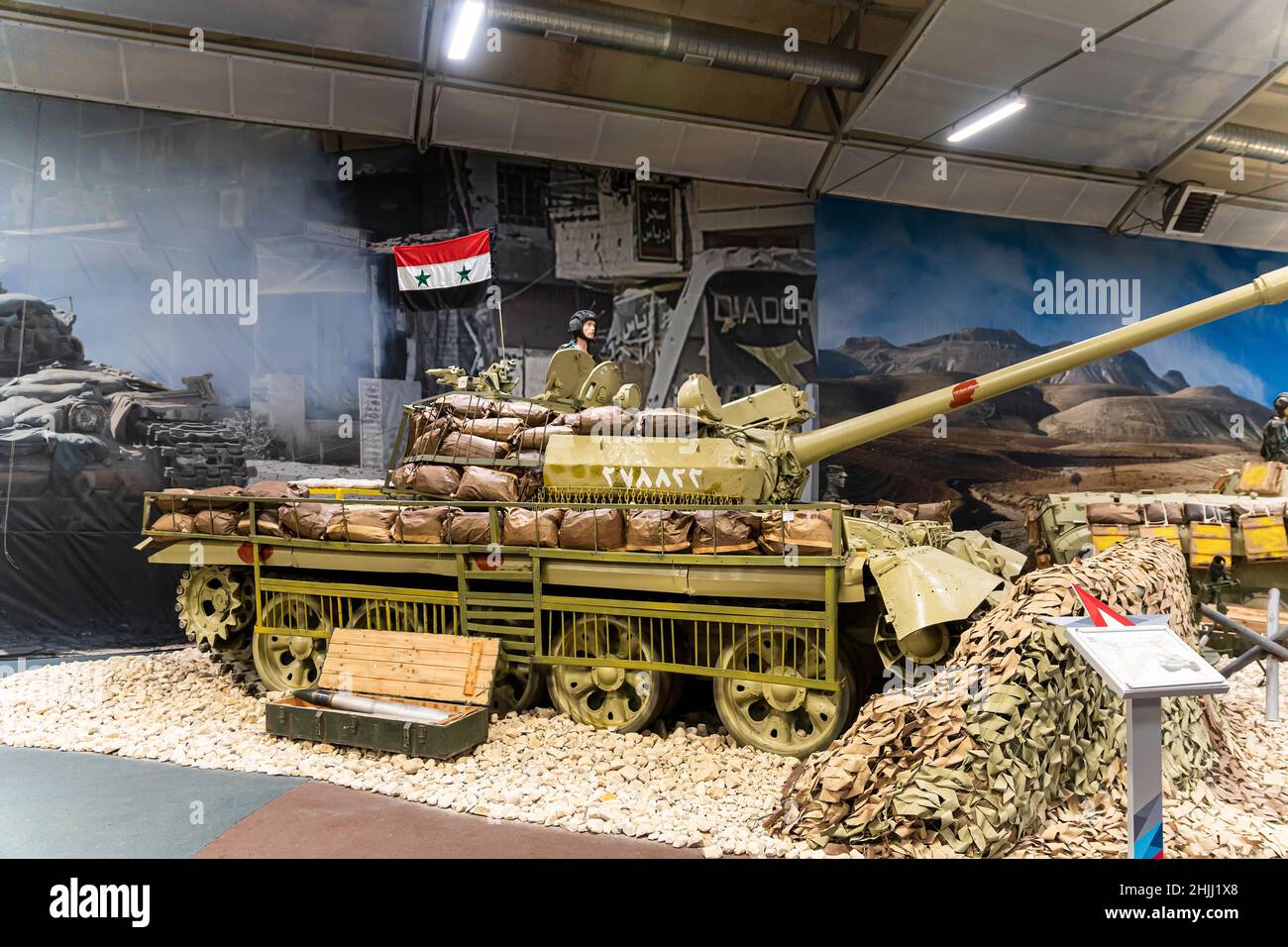 19 décembre 2021.Moscou, Russie.Divers trophées capturés par l'armée russe en Syrie au cours de la lutte contre les gangs terroristes.ISIL Handic Banque D'Images