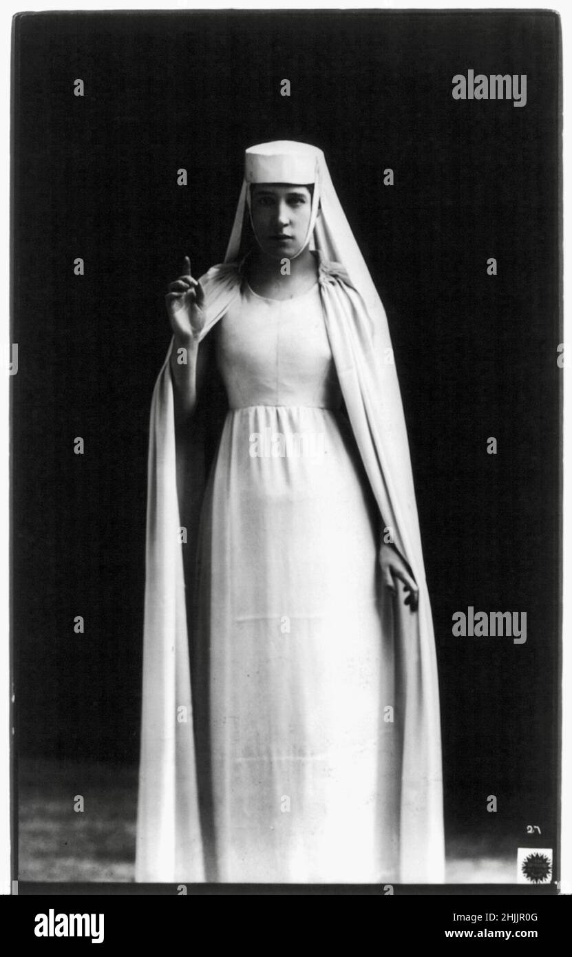 Benjamin J. Falk photographie de Lily Langtry jouant Lady MacBeth dans la pièce William Shakespeare - 1889 Banque D'Images