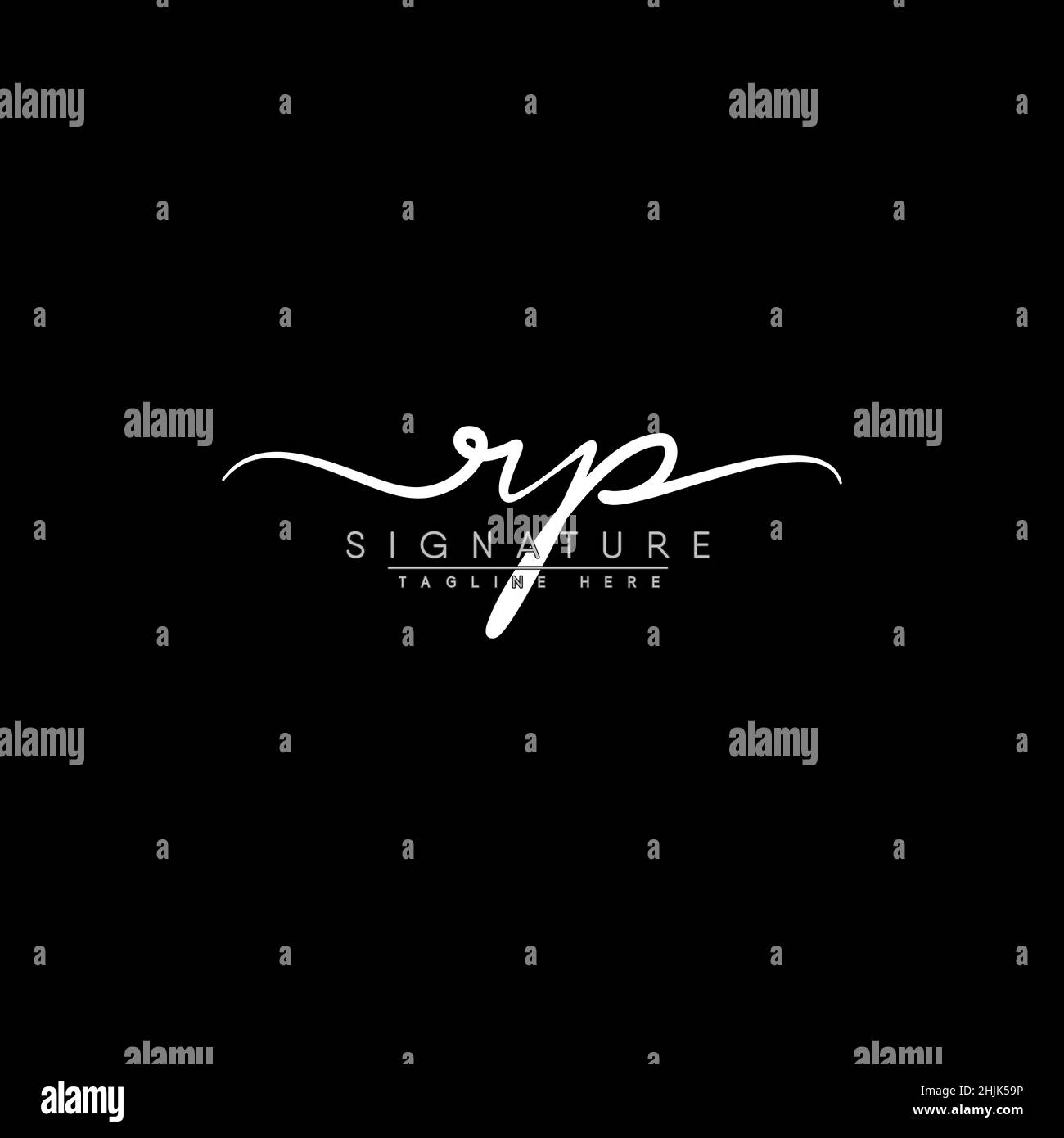 Signature For Rp Signature rp Banque de photographies et d’images à haute résolution - Alamy