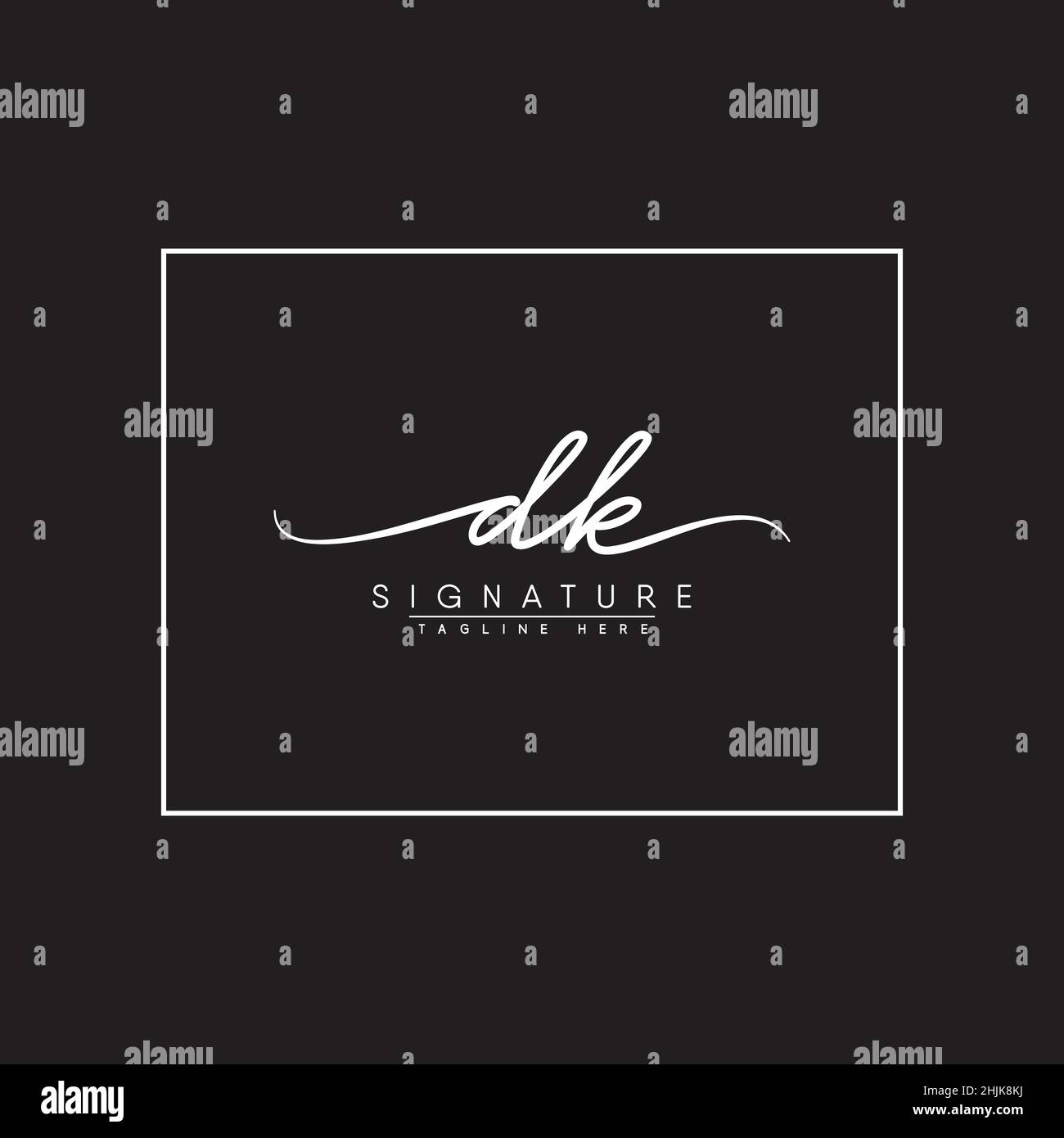Lettre initiale logo DK - logo Signature dessiné à la main - logo vectoriel simple en style Signature pour initiales Illustration de Vecteur Lettre initiale logo DK - logo Signature dessiné à la main - logo vectoriel simple en style Signature pour initiales Illustration de Vecteur