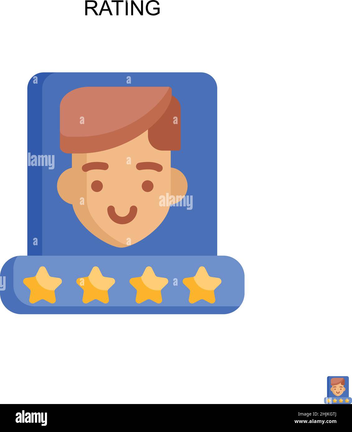 Icône de vecteur simple d'évaluation.Modèle de conception de symbole d'illustration pour élément d'interface utilisateur Web mobile. Illustration de Vecteur Icône de vecteur simple d'évaluation.Modèle de conception de symbole d'illustration pour élément d'interface utilisateur Web mobile. Illustration de Vecteur