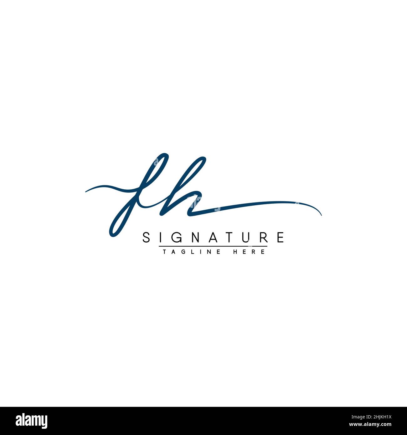 Fh signature Banque de photographies et d’images à haute résolution - Alamy