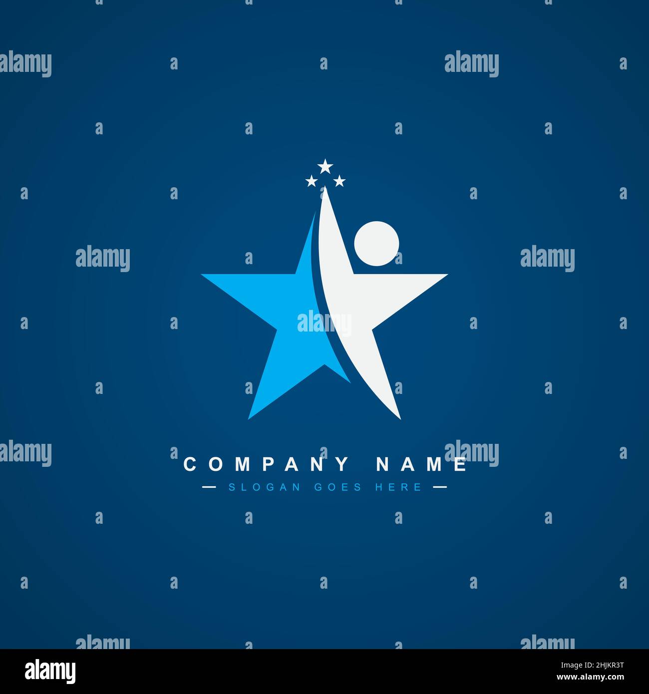 Logo Star - logo commercial abstrait - modèle de logo Vector pour les entreprises Illustration de Vecteur