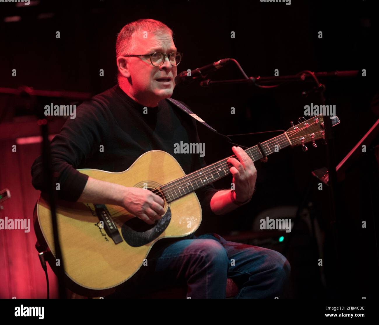 Glasgow, Écosse, Royaume-Uni.30th janvier 2022 le concert Frets à St Luke's au Celtic Connections Festival à Glasgow.Cette gamme d'années présente James Grant (Amour et argent), Norman Blake (BMX bandits) et Bernard Butler (Suede).Norman Blake en photo.Crédit: Chris McNulty/Alay Live News Banque D'Images