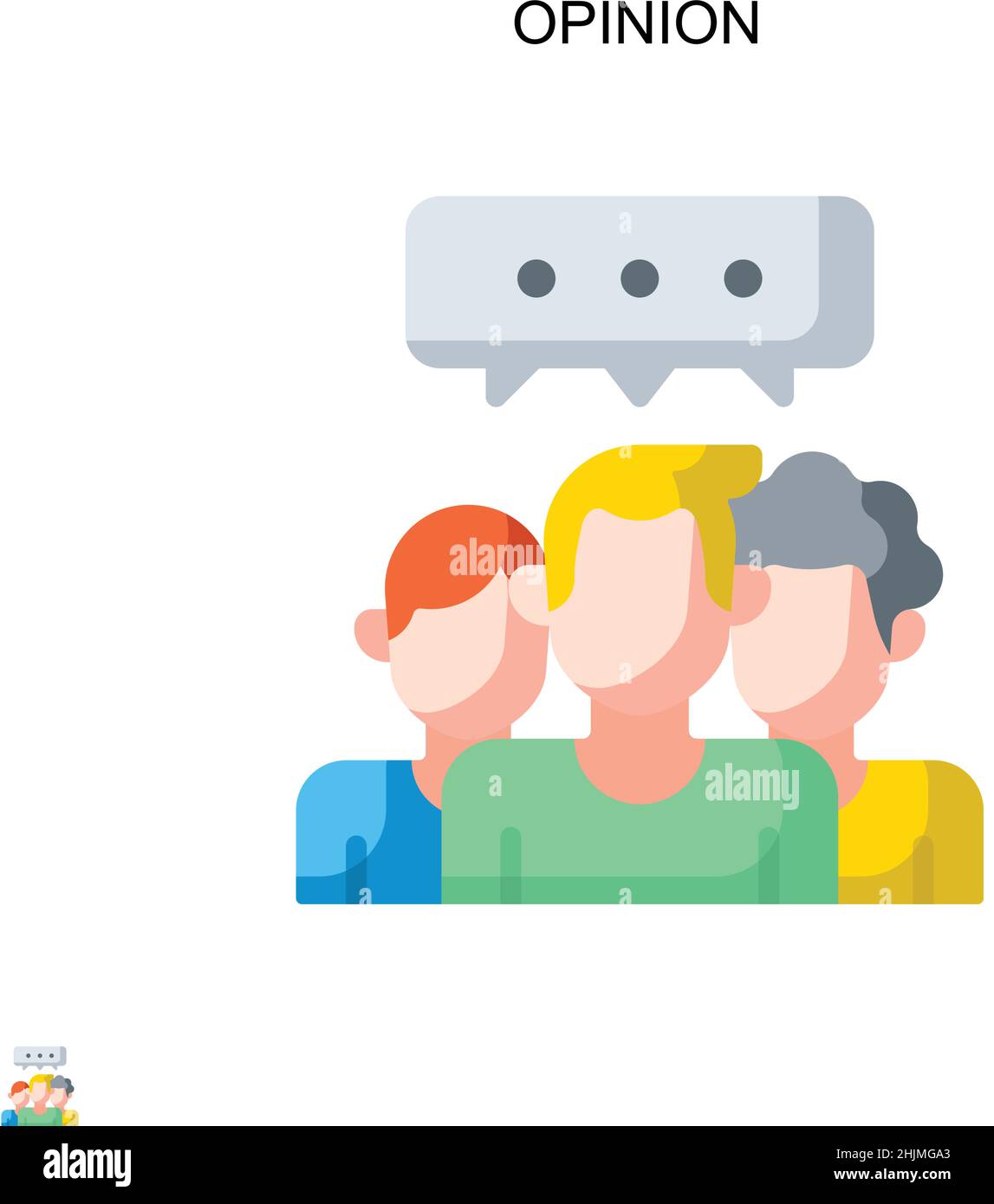 Icône de vecteur simple d'opinion.Modèle de conception de symbole d'illustration pour élément d'interface utilisateur Web mobile. Illustration de Vecteur Icône de vecteur simple d'opinion.Modèle de conception de symbole d'illustration pour élément d'interface utilisateur Web mobile. Illustration de Vecteur