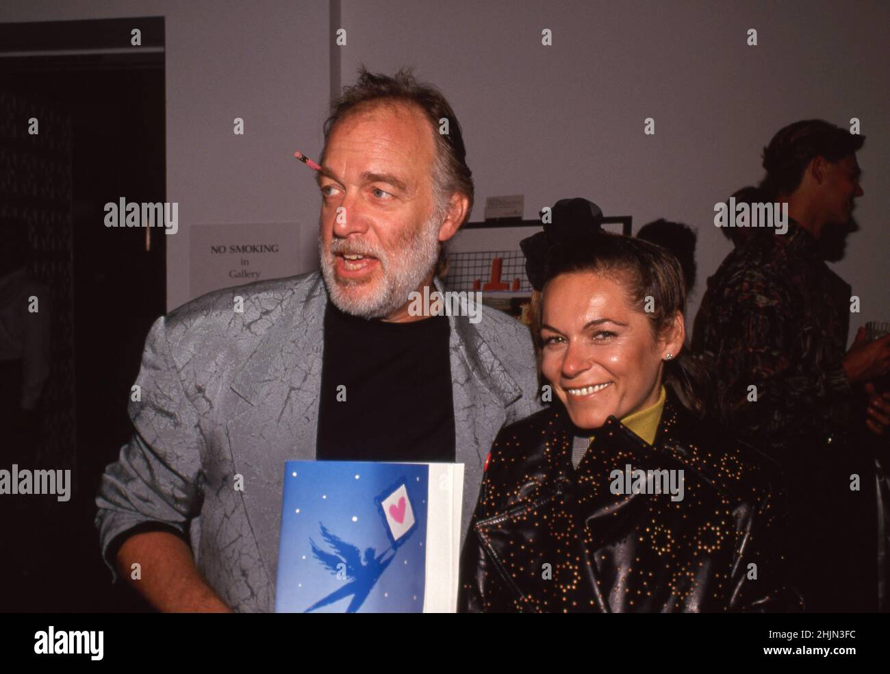 Howard Hesseman et Caroline Ducroq Circa années 1980 crédit: Ralph Dominguez/MediaPunch Banque D'Images