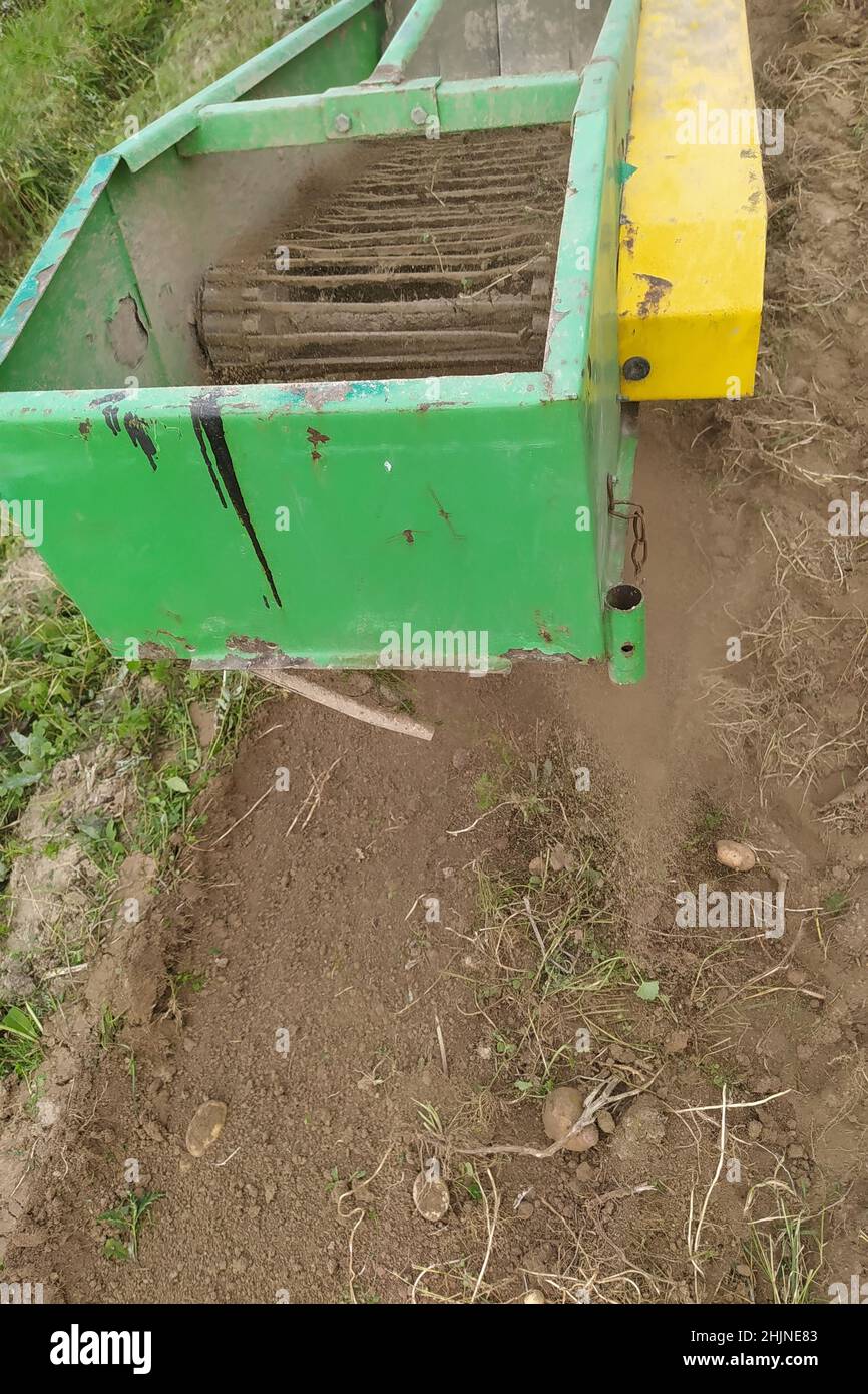 Un tracteur équipé d