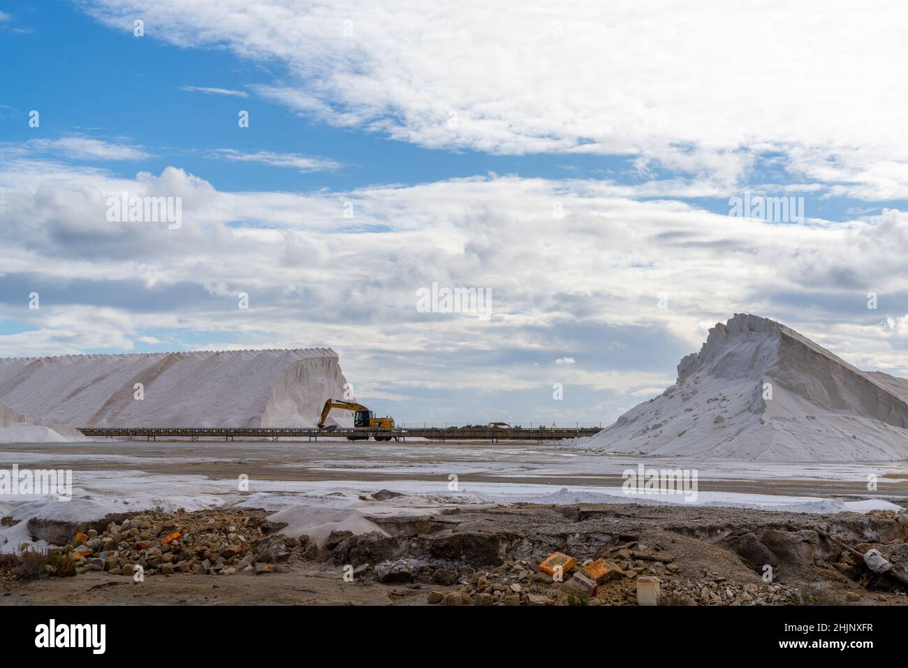 Parque natural de las salinas de santa pola Banque de photographies et