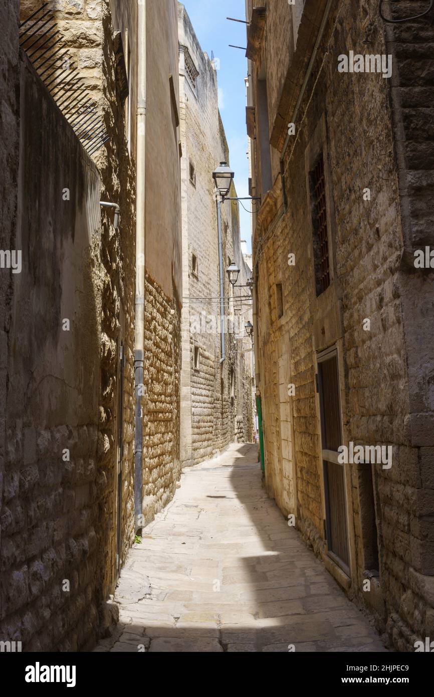 Bisceglie, ville historique de la province de Barletta Andria Trani, Apulia, Italie Banque D'Images