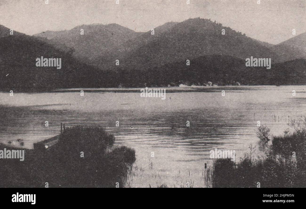 Célèbre site de beauté de Bosnie. Bosnie-Herzégovine. Bosnie-Herzégovine (1923) Banque D'Images