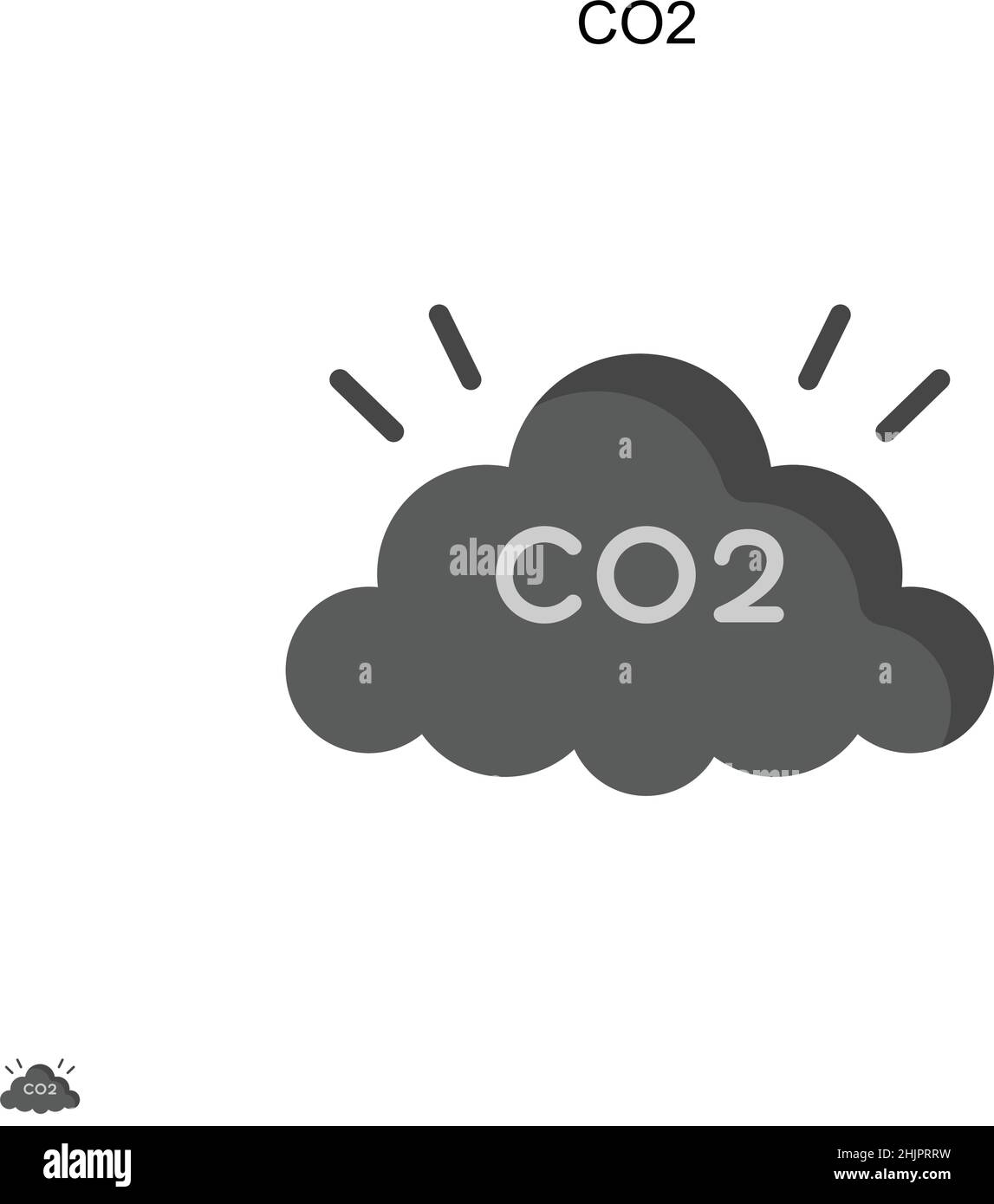 CO2 icône de vecteur simple.Modèle de conception de symbole d'illustration pour élément d'interface utilisateur Web mobile. Illustration de Vecteur CO2 icône de vecteur simple.Modèle de conception de symbole d'illustration pour élément d'interface utilisateur Web mobile. Illustration de Vecteur