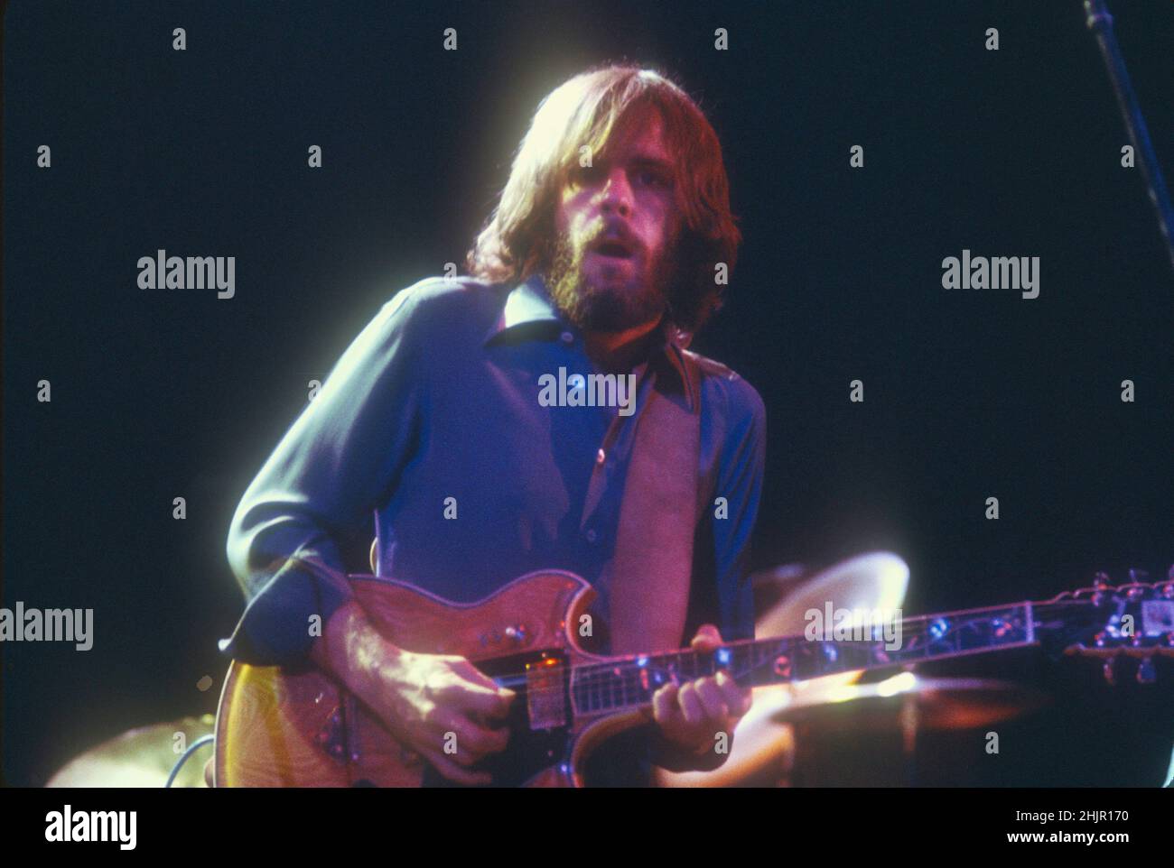 The Graful Dead Performing in 1975 Credit: Jeffrey Mayer / Rock Negative / MediaPunch Bob Weir Banque D'Images