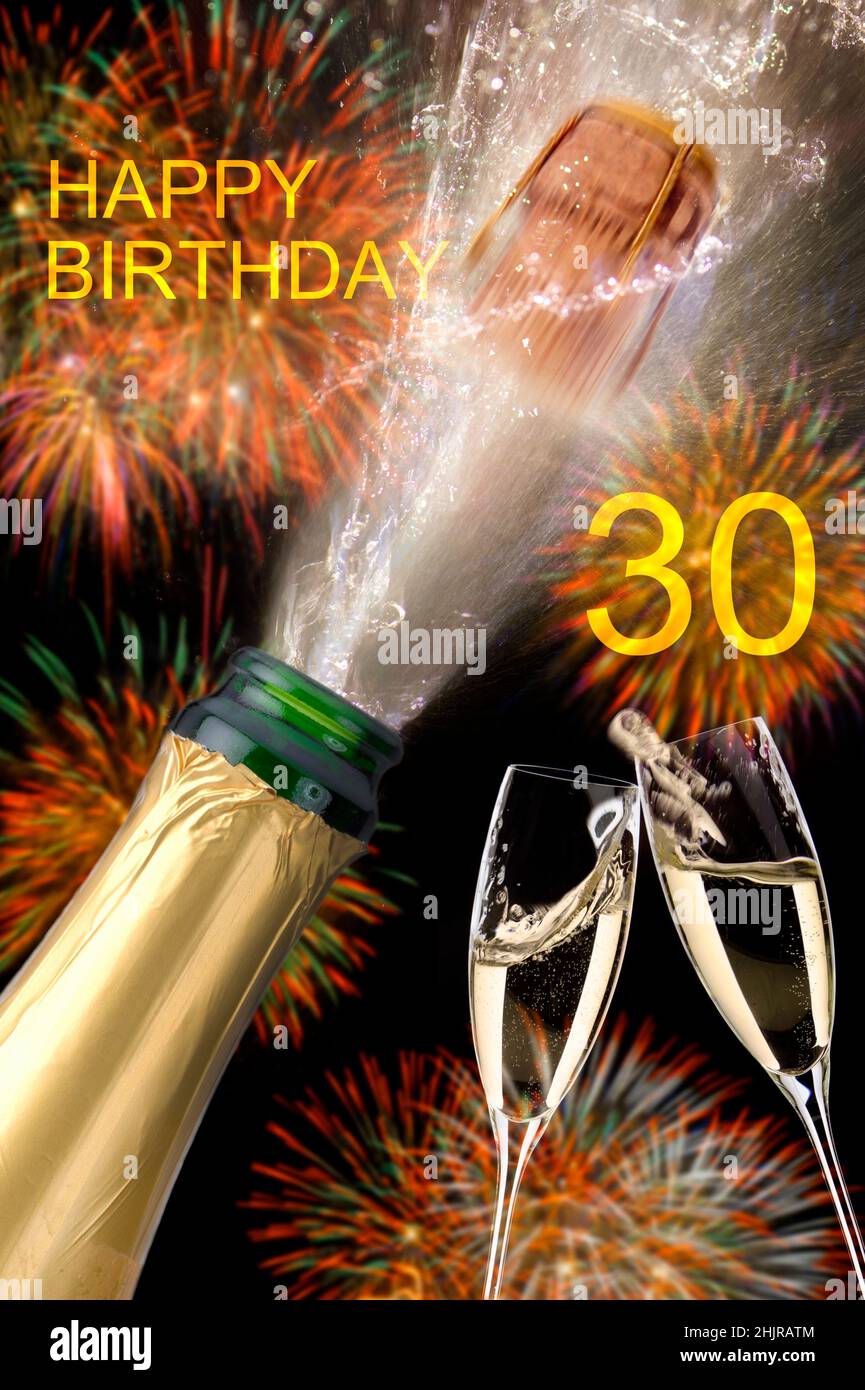 concraculations à joyeux anniversaire Banque D'Images