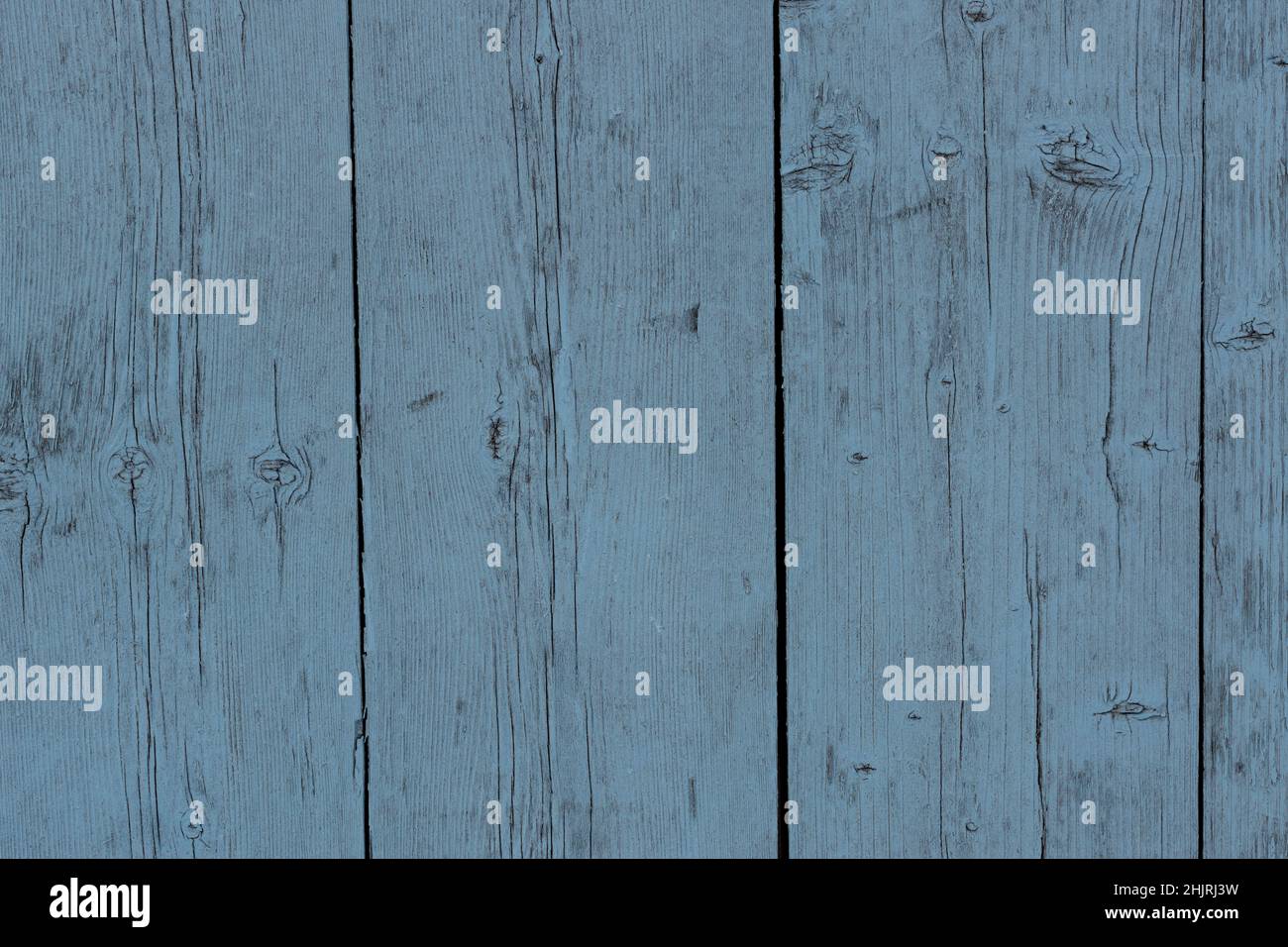 Planches en bois peintes en bleu.Texture des panneaux de mur, de table ou de clôture peints en bleu avec des intempéries, haute résolution. Banque D'Images