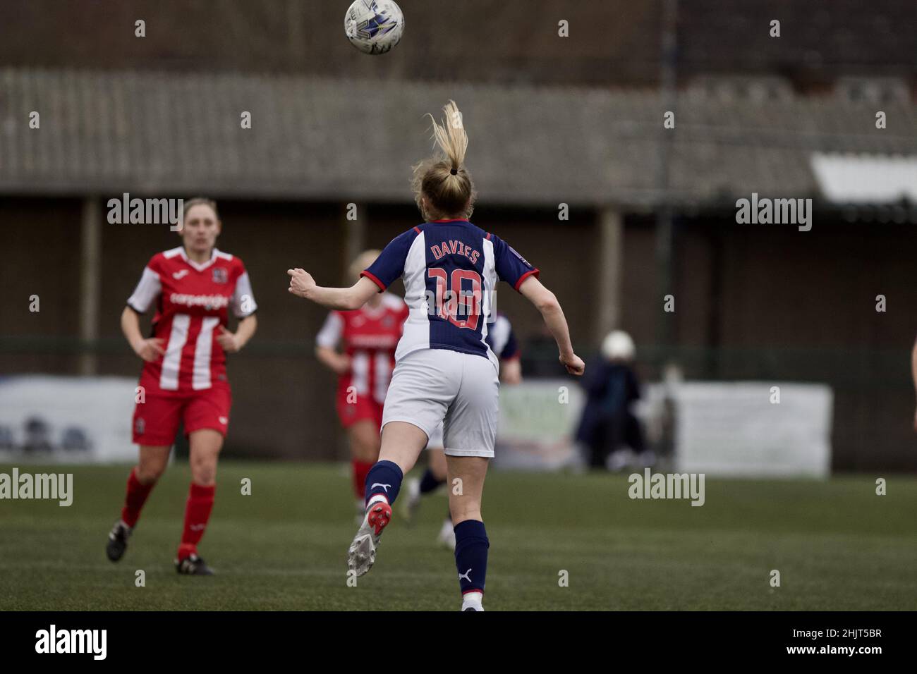 Birmingham, Worcestershire, Royaume-Uni.30th janvier 2022.Sutton Coldfield Town football C Jess Davies pendant la West Bromwich Albion / Exeter City dans la Women's FA Cup- Sutton Coldfield Town football Club.Isla Blain/SPP crédit: SPP Sport presse photo./Alamy Live News Banque D'Images