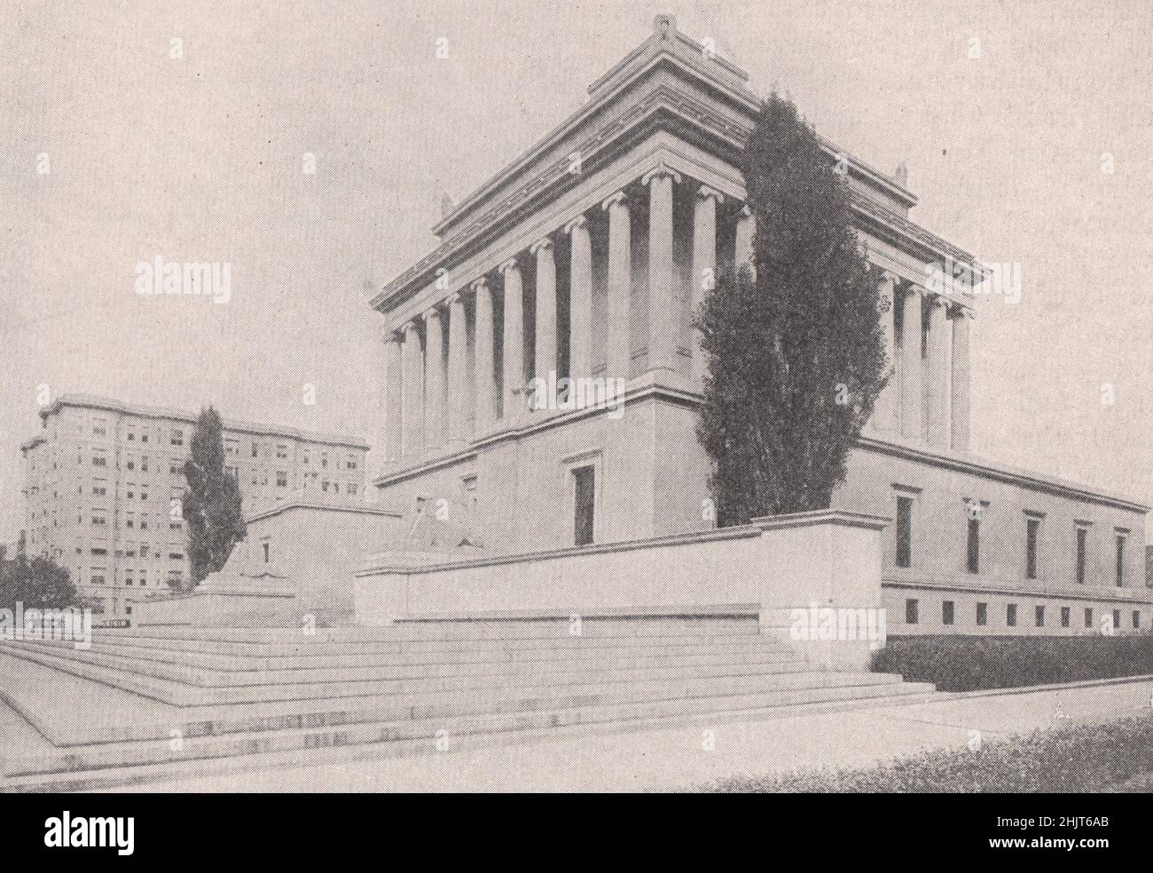 Temple maçonnique brillant du Rite écossais, Maison du Temple. Washington DC (1923) Banque D'Images