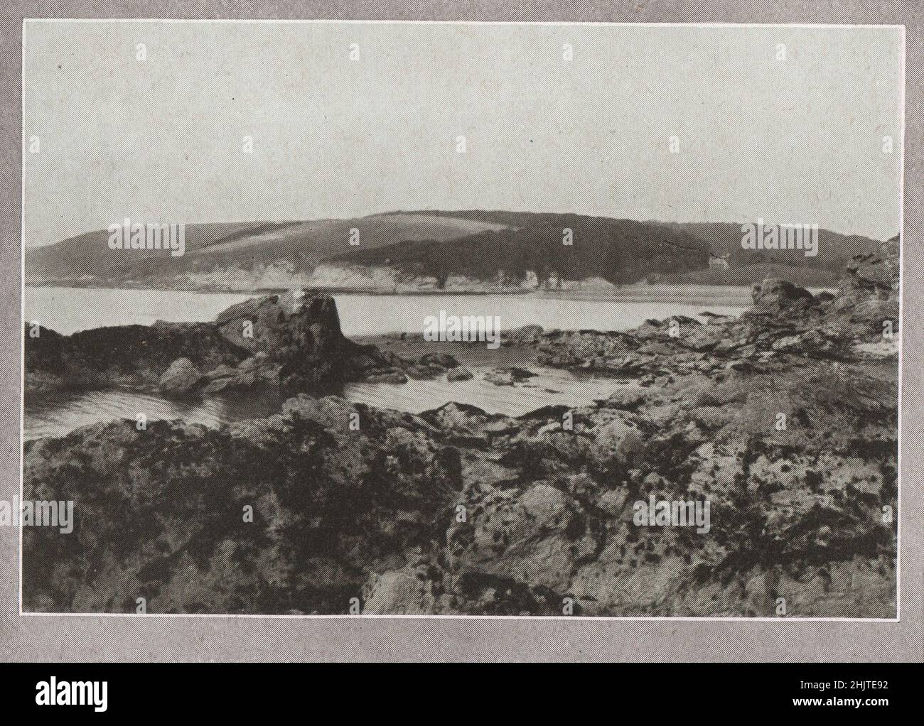 A Cove près de St. Austell. Cornouailles (1913) Banque D'Images