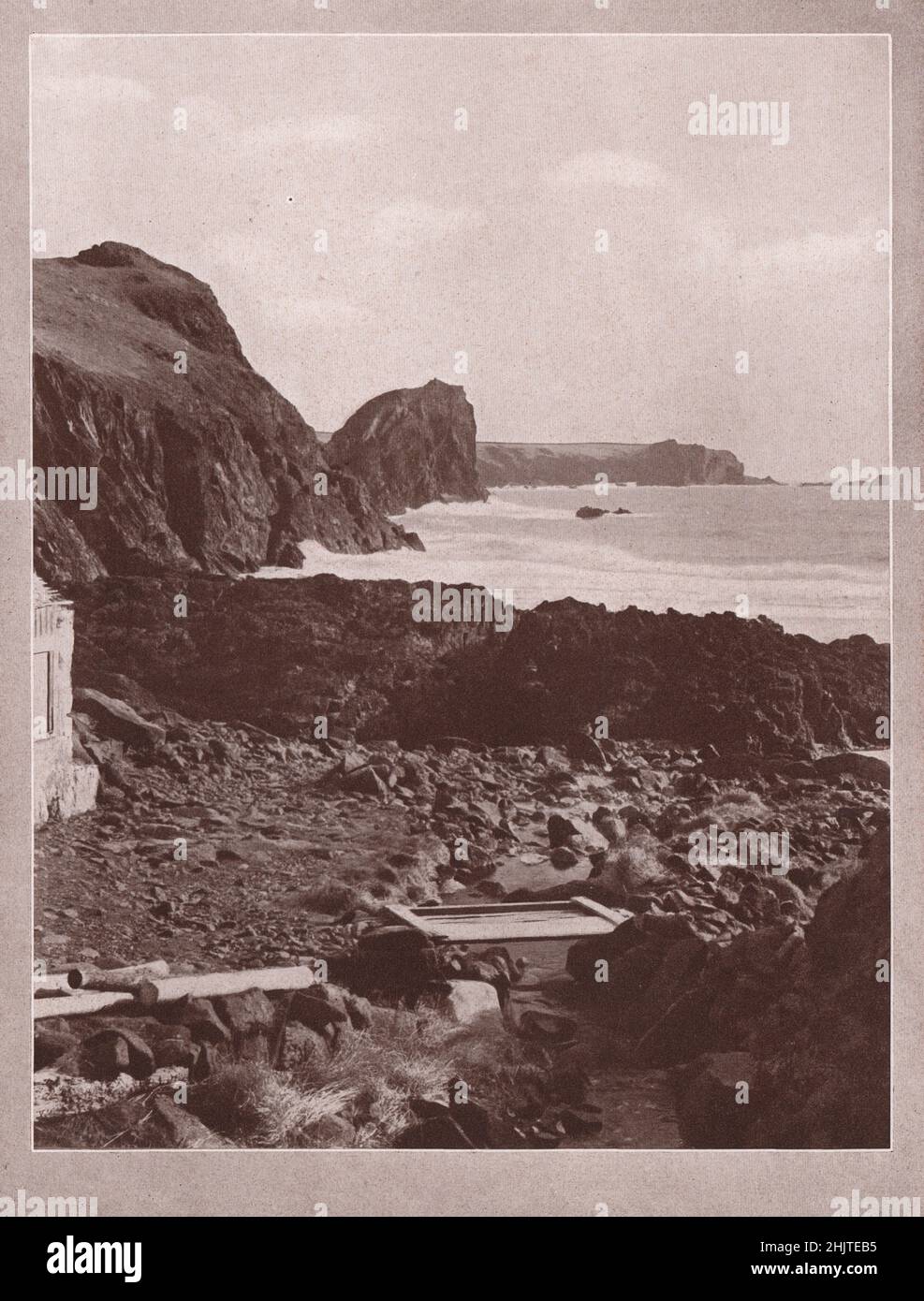 Kynance Cove. Cornouailles (1913) Banque D'Images