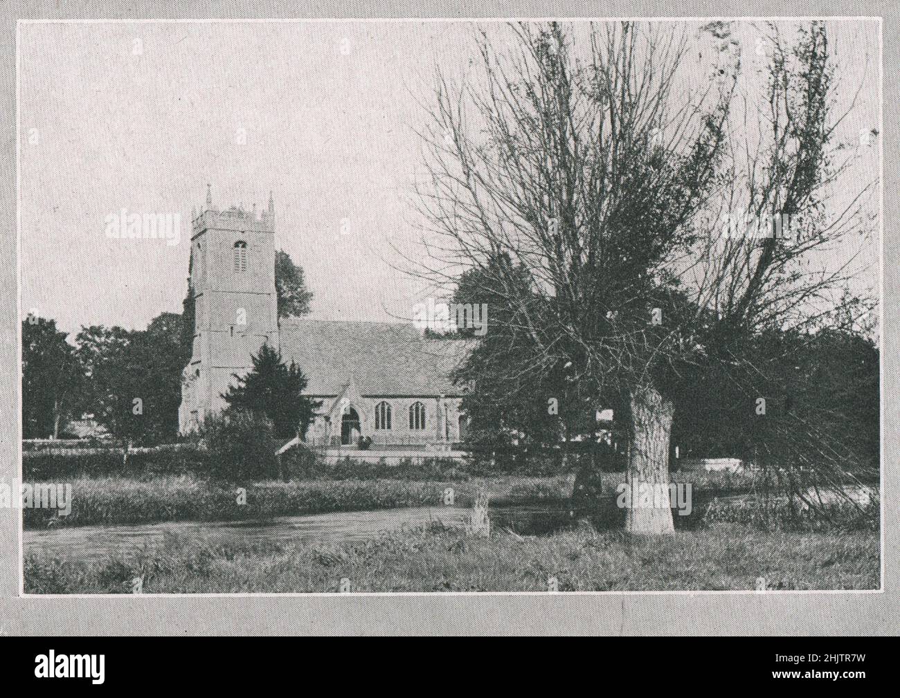 Église de Hartford. Huntingdonshire (1913) Banque D'Images