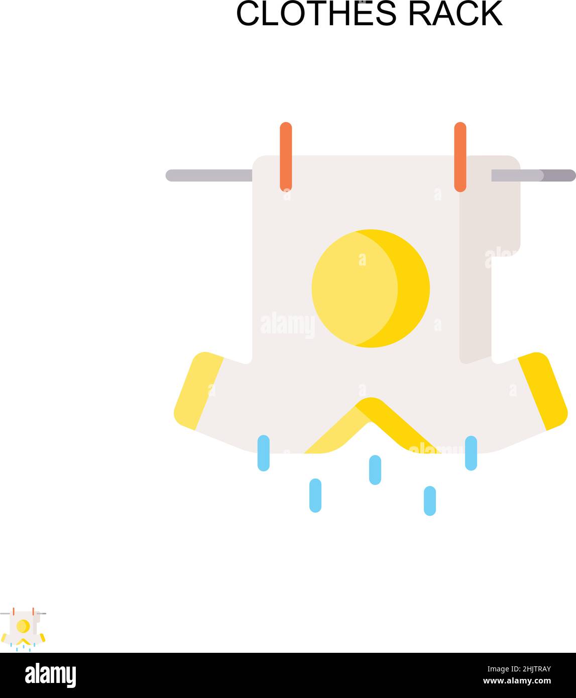 Porte-vêtements icône vecteur simple.Modèle de conception de symbole d'illustration pour élément d'interface utilisateur Web mobile. Illustration de Vecteur Porte-vêtements icône vecteur simple.Modèle de conception de symbole d'illustration pour élément d'interface utilisateur Web mobile. Illustration de Vecteur